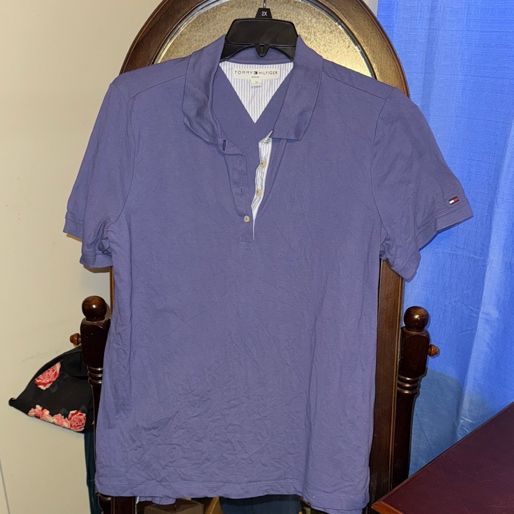 Tommy Hilfiger Lavender Polo Shirt